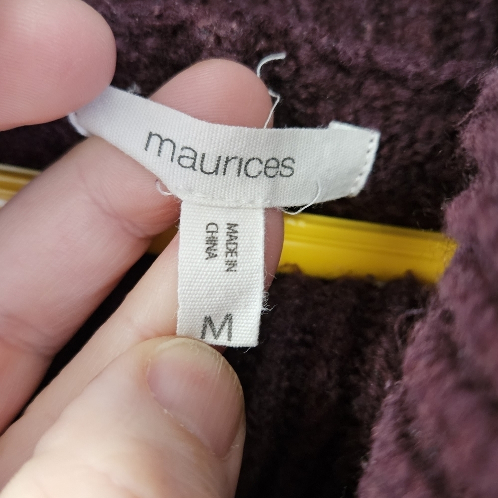 Maurices medium women's cowl neck long sleeve knot sweater. - Picture 3 of 5